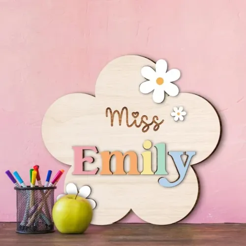 Placa Decorativa 'Miss'