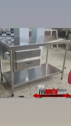 Mesa inoxidável bancada inox