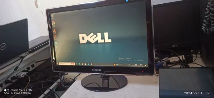  Monitor TV Samsung 24 polegadas HDMI VGA com 3 meses de garantia. Somos loja fisica.