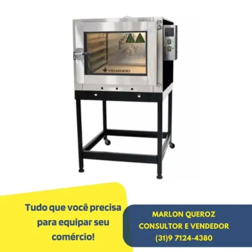 Forno Turbo Venâncio Elétrico 5 Esteiras