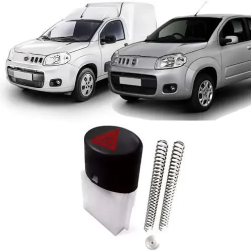 Botão de Pisca Alerta para Fiat Uno 11-15 / Fiorino 14... / Palio