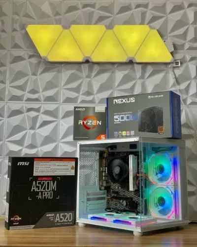 ?PC Gamer Novo RYZEN 5 + 1 ano de garantia e em até 12x