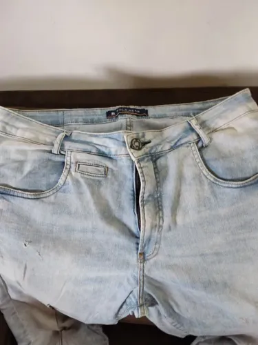 Calça Jeans Masculina Azul Claro, Polo Wear