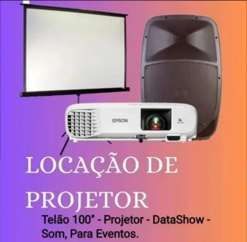 Aluguel de data-show som e microfone