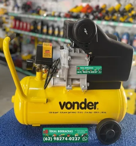 Compressor Ar 21L 2CV 120Lbs - Vonder