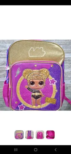 Mochila infantil menina lol 