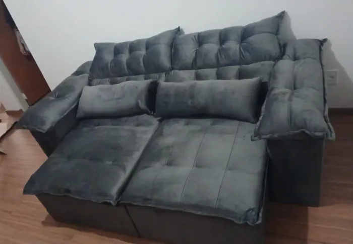 Sofa retratil reclinável 2mt novo de fábrica temos outras cores 