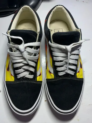 vans old skool flame