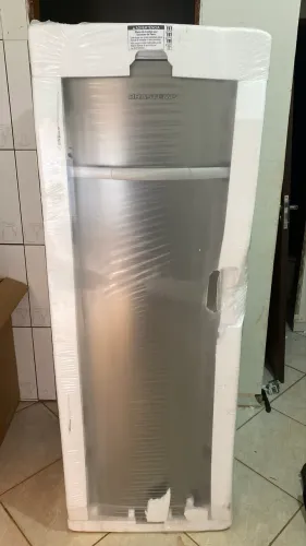 Freezer Flex inox frost free na caixa 