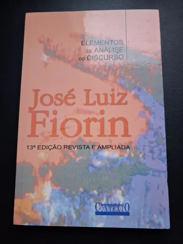 Livro Elementos de Análise do Discurso - José Luiz Fiorin