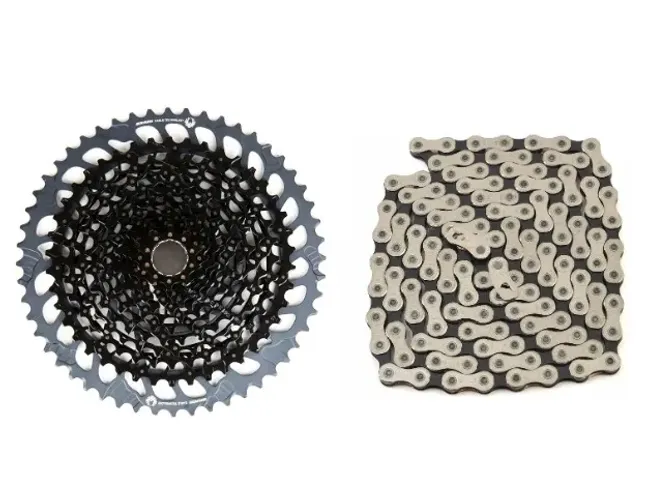 Kit Peças Sram GX Lunar 12v Cassete / Corrente e Roldanas 