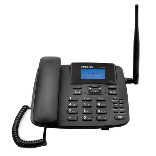Telefone Fixo GSM Dual Chip Intelbras CF 4202