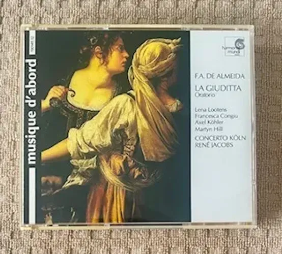 CD Duplo F.A. de Almeida: La Giuditta (made in Germany)