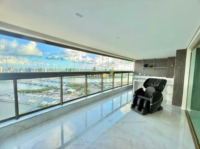 Apartamento Reformado 3 suítes no Mirante do Cais