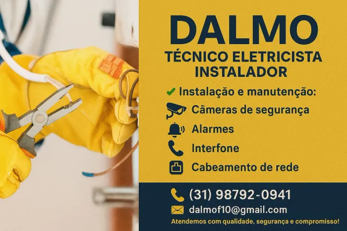 Técnico eletricista instalador