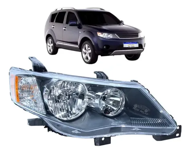 Farol Mitsubishi Outlander 3.0 2.4 V6 2007 2008 2009 Direito