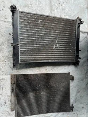 kit radiador c/condesador renautl logan/sandero 1.0/16v original 4cil