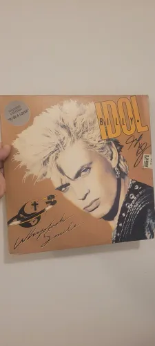Billy Idol - Whiplash Smile Vinil Autografado