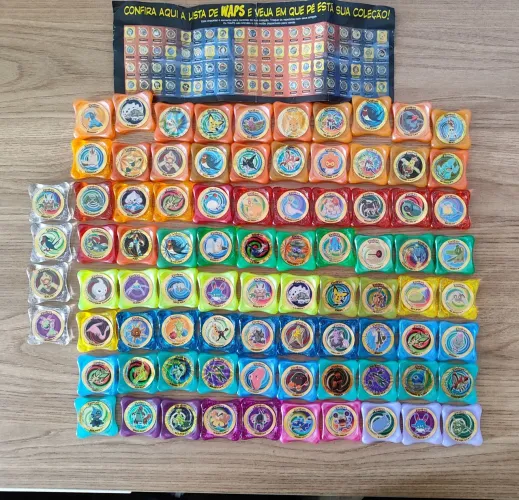 Lote Pokémon Advance Waps Panini - 84 unidades + folheto