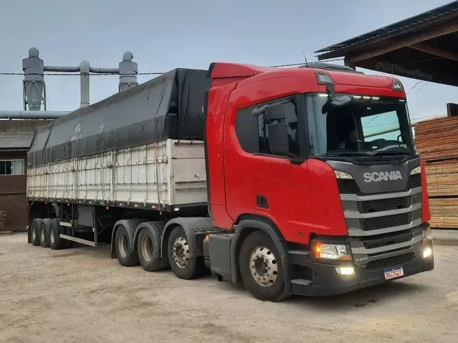 SCANIA R 440:GRANELEIRA   PASSO DIVIDA  