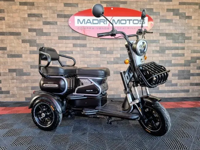 TRICICLO ELÉTRICO WANSHIDA PD-U1 800W LITIO 0KM
