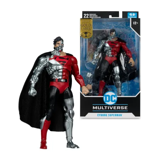 Action Figure DC Multiverse Cyborg Superman platinum