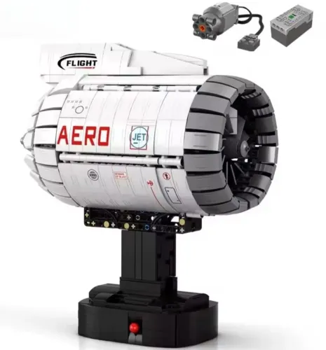 BLOCOS DE MONTAR TURBINA MOTOR AERONÁUTICO AIRCRAF ENGINE 1786 PEÇAS DINÂMICO