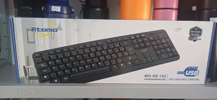 Teclado Multimídia USB Atomo MO-KB-102