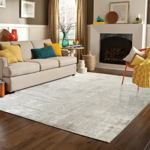 Tapete para Sala 2,00x2,50 na cor Creme Estonado 