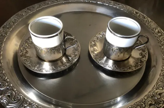 Par xícara para cafezinho - Porc. Vera Cruz