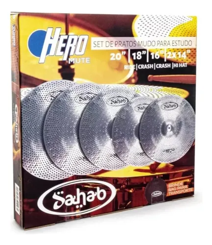 Kit de Pratos Silenciosos Hero Mute Sahab