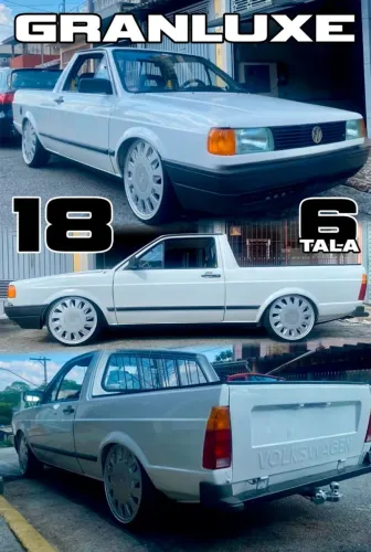Rodas Aro 18 Volkswagen Granluxe prata novas 4x100 tala 6