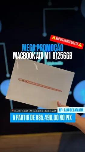 MacBook Air M1 Lacrado | Aceito troca e parcelo