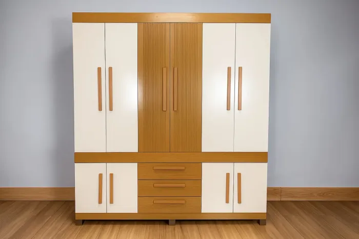 Guarda-Roupa Bem Te Vi 10 Portas 3 Gavetas 1,85m de Largura 