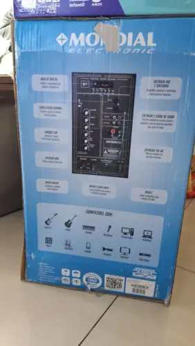 Vendo caixa de som Mundial 550w rms