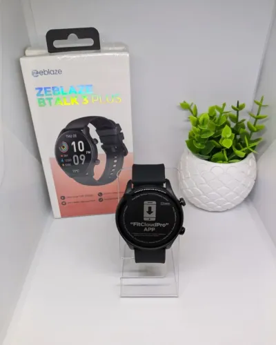 Smartwatch Zeblaze Btalk 3 Plus á Prova Dágua e com película 