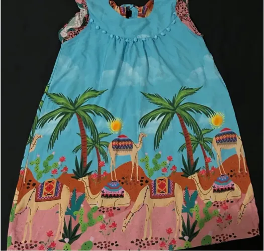 Vestido estampado infantil