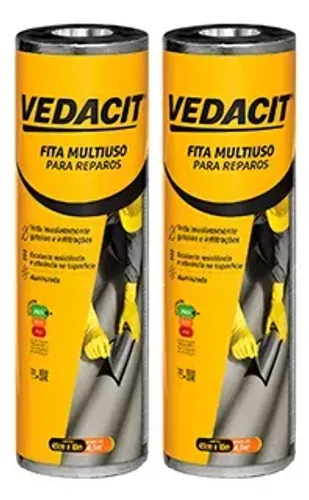 R$ 79 Manta fita Asfáltica Multiuso **ROLO** 60CM X 10M