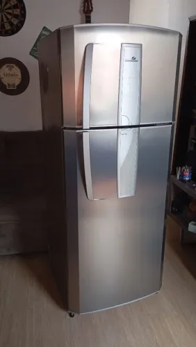 Geladeira Continental Frost Free Inox Linda  Entrego