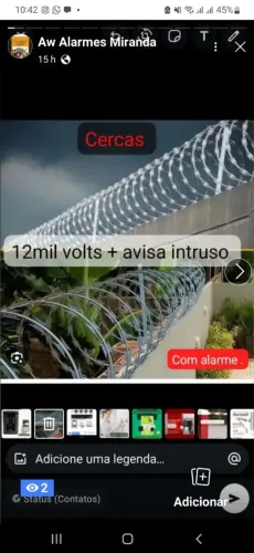Cercas elétrica e segurança