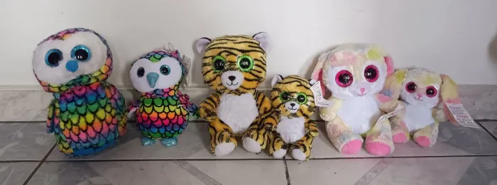 6 lindas pelúcias BR Machine Raros