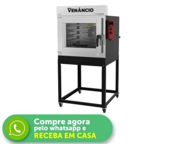 Forno Turbo Elétrico 5 Esteiras Venâncio Monofásico 220V