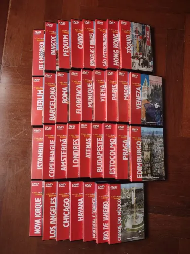 Coleção de DVDs ",As mais belas cidades turísticas "