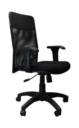 CADEIRA PRESIDENTE TELA ANATÔMICA + BASE DIRETOR COM RELAX + BRAÇOS REGULÁVEIS NOVA
