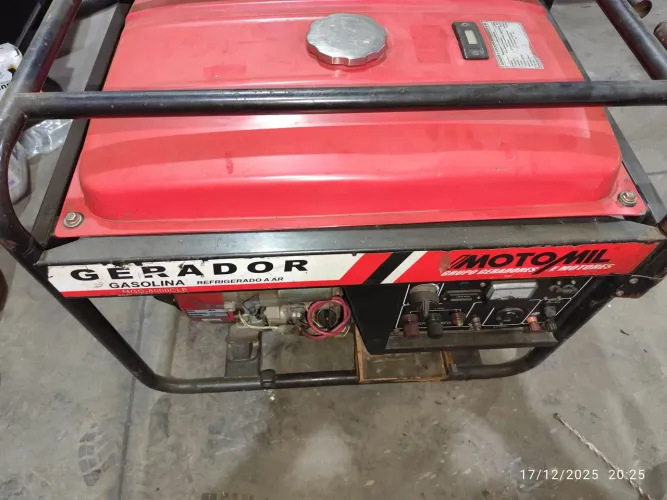 Gerador a gasolina 6,5 Kva bifásico 