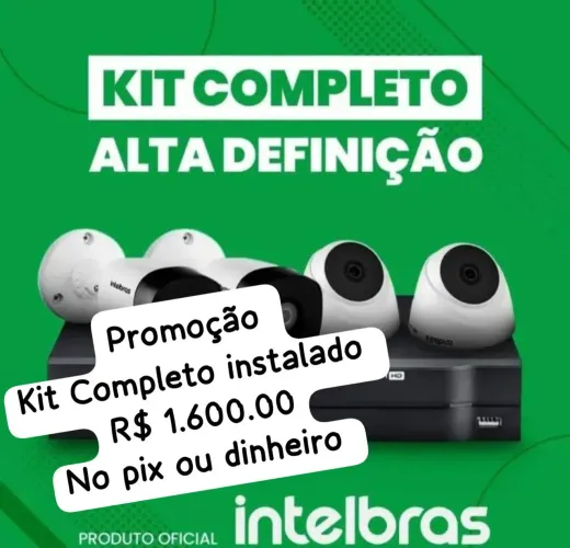 Instalação de Câmeras intelbras Segurança Eletrônica