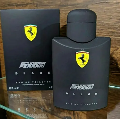 Perfume Ferrari Black 125ml Original - Elegância e Potência em Cada Borrifada <br>