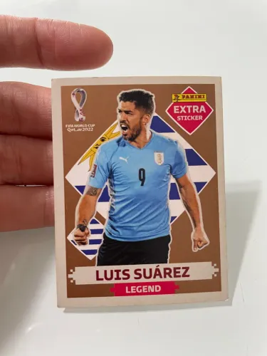 Figurinha extra (Extra Sticker) Copa do Mundo 2022 Luís Suarez