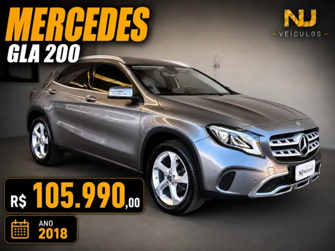Mercedes-Benz GLA 200 Adv. 1.6/1.6 TB 16V Flex Aut. 2018