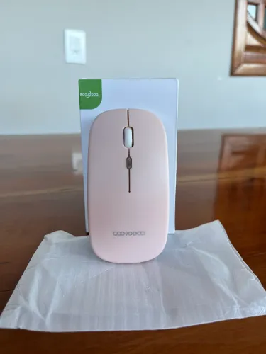 Mouse Sem Fio Slim Rosa
